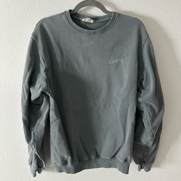 Djerf Avenue Staple Sweatshirt Washed Grey - Picture 2 of 4